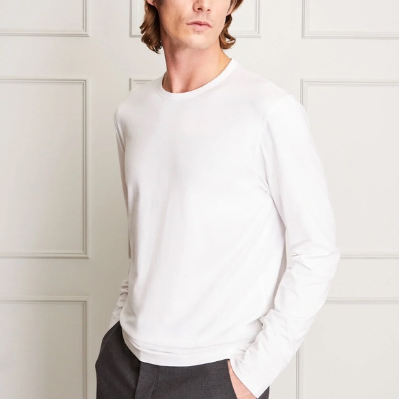 Japanese Long Sleeve Tee - New With Tags - NEVER WORN - White - Picture 1 of 6